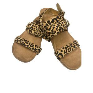 NWOT Vionic Grace Samar Leopard‎ Print Strappy Adjustable Sandals Size 5